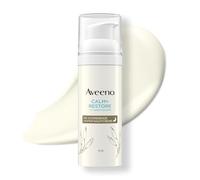 Aveeno CALM+RESTORE Crème de nuit réhydratante à l'avoine (50 ml), soin de nuit intense et hydratant avec beurre de karité, avoine prébiotique et agripaume, apaisante pour peaux sensibles