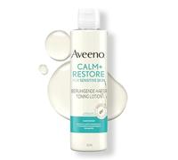 Aveeno CALM+RESTORE Lotion tonifiante à l'avoine apaisante (200 ml), tonique sans parfum et démaquillant rafraîchissant pour peaux sensibles avec avoine prébiotique et agripaume, apaisante
