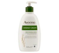 Aveeno Crème, à base d'avoine colloïdale, hydrate activement les peaux sèches et sensibles, une utilisation régulière hydrate la peau, convient aux adultes et aux bébés à partir de 3 mois, 500 ml (l'emballage peut varier)