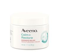 Aveeno Creme hidratante Calm + Restore Redness Relief, creme facial diário para pele sensível acalma instantaneamente e acalma a aparência de vermelhidão, sem fragrância e hipoalergênico, 48 g
