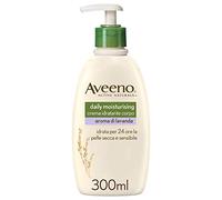 Aveeno Crème pour le corps hydratant, Daily Moisturising, Arôme de lavande, Peaux normales à sèches, même peaux sensibles, 300 ml