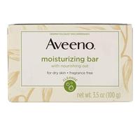 Aveeno Moisturizing Bar with Natural Colloidal Oatmeal for Dry Skin, Fragrance Free, 3 Oz by Aveeno