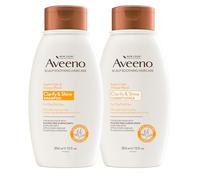 Aveeno Shampoing et après-shampoing au vinaigre de cidre de pomme pour l'équilibre et la haute brillance, shampooing quotidien pour cuir chevelu à l'huile ou aux cheveux complets, sans paraben et sans