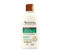 Aveeno Shampooing apaisant pour soin du cuir chevelu, mélange de vert frais, à l'extrait d'avoine colloïdale, pour cheveux fins, soulage le cuir chevelu sec, démangeaisons et squameux, pH équilibré