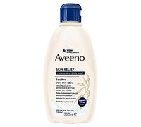 Aveeno Skin Relief Crème douche hydratante pour le corps (1 x 300 ml), nettoyant doux avec complexe apaisant triple avoine, sans savon, non parfumé pour les peaux sensibles et très sèches