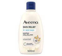 Aveeno , Skin Relief, gel douche, apaise les peaux très sèches, 500 ml (lot de 1), l'emballage peut varier
