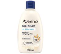 Aveeno , Skin Relief, gel douche, apaise les peaux très sèches, 500 ml (lot de 1), l'emballage peut varier