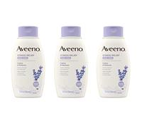 Aveeno Stress Relief Body Wash with Soothing Oat, Lavender, Chamomile & Ylang-Ylang Essential Oils, Hypoallergenic, Dye-Free & Soap-Free Calming Body Wash, 12 fl. Oz (Pack of 3)