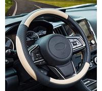 AVEEWA Voiture Couvre Volant pour Mercedes Benz GLE SUV/Coupe 250d 300d 320 350 350d 400 400d 450 500 58 Antidérapant Respirant PU Cuir Imperméable Couverture Accessoires,E