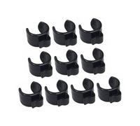 Avejjbaey 10 pièces Attaches de Cordon de en Plastique Clip de câble de Liaison vocale de Studio Professionnel pour Supports et Accessoires Serre-câbles de de Microphone