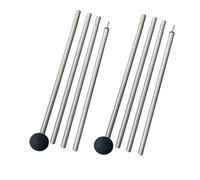 Avejjbaey 2Pcs Poteaux D'auvent Légers À Longueur Réglable D' Extérieur Abri Bâches De Construction Tige Léger Tentes De Plage Pliantes Partie pour Camping Randonnée