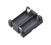 Avejjbaey 2Slot CR123A 16340 LIR123A Support de batterie 3 V Boîte de rangement pour PCB Soudure Applications de montage dans l'électronique et les jouets Petit boîtier de batterie électronique
