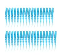 Avejjbaey 35 Pièces Appâts Flexibles Flottants Pêche Doux Efficace Artificiel Souple pour Basses Perches Sel Leurres Artificiels