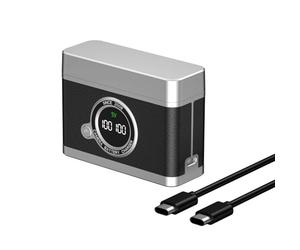 Avejjbaey Boîtier de Rapide pour boîtier de Batterie FZ100 A7M4 / A6700 / A7M3 avec écran LCD, Double Fente, Gestion Efficace de l ' Alimentation, Dispositif de Batterie à Affichage LCD