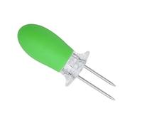 Avejjbaey Brochettes de barbecue en acier inoxydable - Fourchette double pour griller et cuire au four - Fourchette double pour barbecue