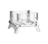 Avejjbaey Brûleurs Compacts en Acier Inoxydable Chauffage À Bois De Camping De Grils Portables pour La Cuisine Milieu Poêle À Feu Portable Acier Inoxydable