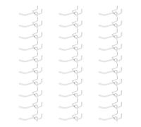 Avejjbaey Crochet pour panneau perforé avec double conception pour un rangement pratique des outils, attaches solides pour panneau perforé
