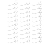 Avejjbaey Crochet pour panneau perforé avec double conception pour un rangement pratique des outils, attaches solides pour panneau perforé