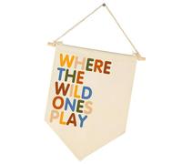 Avejjbaey Drapeau en toile légère pour chambre d'enfant, festival de maternelle, à suspendre, pour améliorer la créativité et les salles de jeux