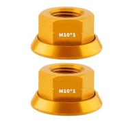 Avejjbaey Écrou De Moyeu Vélo Résistant À La Alliages À Engrenages Fixes Universels Rapide Composant Cyclisme Universel Libération Rapide L'écrou Moyeu Vélo