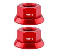 Avejjbaey Écrou De Moyeu Vélo Résistant À La Alliages À Engrenages Fixes Universels Rapide Composant Cyclisme Universel Libération Rapide L'écrou Moyeu Vélo