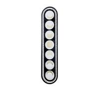 Avejjbaey Étagère murale en cristal de phase de lune, supports de rangement pour pierres, pierres en bois, bijoux, cadeaux spirituels, supports de rangement pour pierres