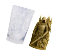 Avejjbaey Forme de chevaliers et corbeaux pour loisirs créatifs en silicone
