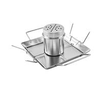 Avejjbaey Grille à rôtir pour lasagnes et dinde facile d'entretien - Pour un lavage simple dans un barbecue - Grilles d'extérieur