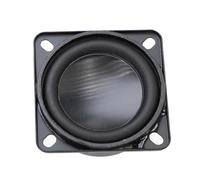 Avejjbaey Haut-parleurs de caisson de basses en film de soie 45 mm 4 ohm 5 W pour mises à niveau des systèmes sonores haut de gamme