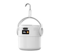 Avejjbaey Lampe solaire LED d'extérieur rechargeable par USB pour urgences, barbecue, randonnée, utilisation par USB, lampes suspendues avec crochet