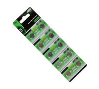 Avejjbaey Lot de 10/20 piles bouton alcalines AG10 LR1130 1,55 V pour télécommandes et petits gadgets