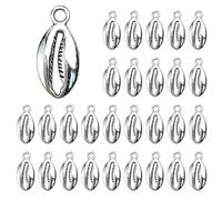 Avejjbaey Lot de 100 bracelets sophistiqués inspirés sur le thème de la mer Accessoire tendance pour femme, 0.8*1.7, Zinc