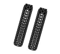 Avejjbaey Poignée ergonomique pour guidon de vélo avec revêtement antidérapant en nid d'abeille, construction légère et durable en résine légère