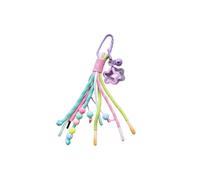 Avejjbaey Porte-clés assorti en cordon tissé brillant pour couple - Porte-pendentif - En ABS - Pour sac à dos - Léger - Breloque en corde de randonnée, D