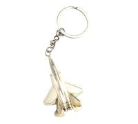 Avejjbaey Porte-clés avion de chasse J-35A en alliage pour les amateurs d'aviation - Décoration de sac unique pour collectionneurs et fans
