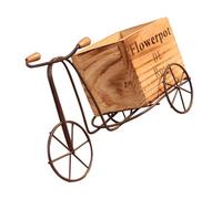 Avejjbaey Pot de fleurs en fer rouillé pour la culture et la décoration des plantes, facile à protéger l'environnement, solution pour patio extérieur