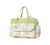 Avejjbaey Sac à main de voyage pour maman, joli motif, sac à langer étanche, sac à langer multifonctionnel pour les mamans de voyage, The Green Field