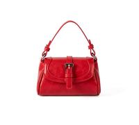 Avejjbaey Sac de banlieue tendance pour femme en cuir synthétique avec poignée sur le dessus, sac à bandoulière pour diverses occasions, sac à bandoulière noir élégant pour femme, Rouge, One Size