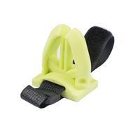 Avejjbaey Support de canne à pêche en silicone pour économiser de l'espace avec sangle de fixation pour bâtons de pêche portatifs supports d'appâts fixations clip de fixation portable protecteur de