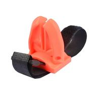 Avejjbaey Support de canne à pêche en silicone pour économiser de l'espace avec sangle de fixation pour bâtons de pêche portatifs supports d'appâts fixations clip de fixation portable protecteur de