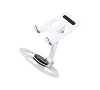 Avejjbaey Support pour tablettes et ordinateurs portables - Rotation à 360° - Support en métal pour la plupart des ordinateurs - Haute résistance - Charge de 2 kg - Support pliable en aluminium