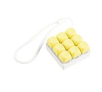 Avejjbaey Testeur de touches mécaniques à 9 touches avec porte-clés en silicone pour soulager le stress et décoration de bureau
