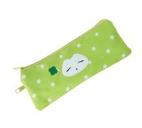 Avejjbaey Trousse à crayons légère avec 2 compartiments - Grande capacité - Motif étoiles - Pour filles, femmes, enfants, Vert