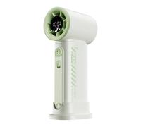 Avejjbaey Ventilateur de bureau portable à affichage numérique 3600 mAh - 100 vitesses de réglage pour les voyages et les activités de plein air - Ventilateur de bureau silencieux et rechargeable