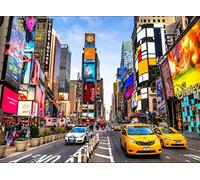 AveJoys Puzzle 1000 Pieces Adultes New York Times Square 70 x 50 cm Puzzle Adulte 1000 pièces Jeu éducatif défi Jouet 1000 Pièces Puzzles Art Adultes Enfants