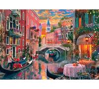 AveJoys Puzzle Adulte 1000 pièces Venise au coucher du soleil 70 x 50 cm Puzzles pour Adultes Jeu éducatif Défi Jouets 1000 Pièces Puzzles pour Adultes Enfants