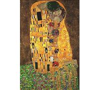 AveJoys Puzzles pour Adultes 1000 pièces Le Baiser de Gustav Klimt 70 x 50 cm Puzzles pour Adultes Enfants