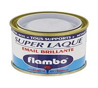 Saphir Peinture AVEL - Laque Glycéro Flambo - Blanc Brillant - 50 mL - Intérieur/Extérieur