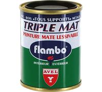Avel 342311 Triple mat peinture Flambo 100 ml Noir