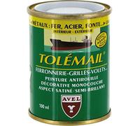 Avel 530345 Tolémail spécial ferronnerie 100 ml Blanc